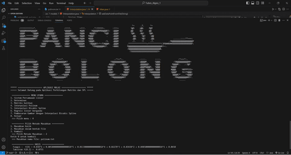 Linier Algebra Calculator and Image Scaling
