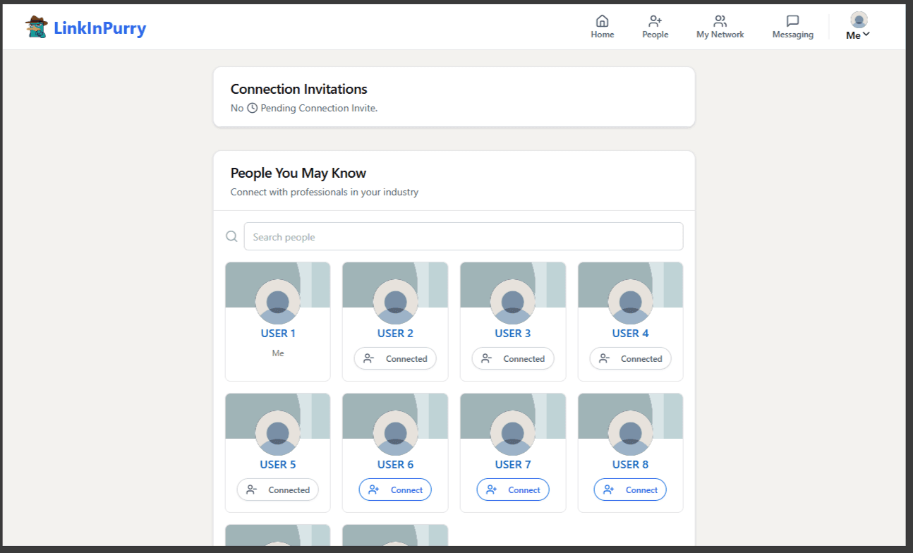 LinkinPurry Networking Platform